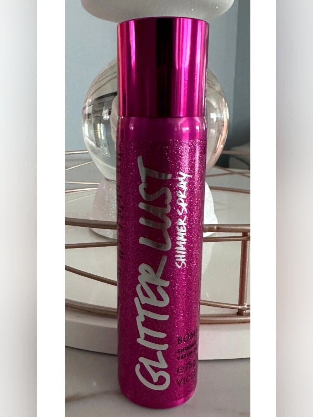 Victoria's Secret Shimmer Spray - Metallic Hot Pink BOMBSHELL.